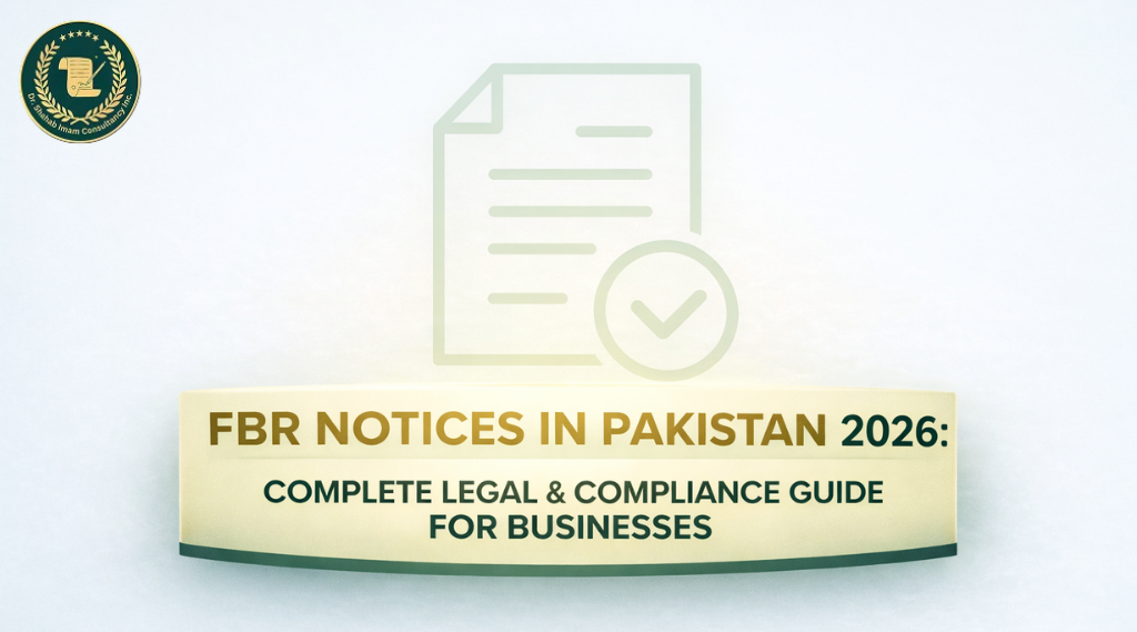 Guide on FBR Notices in Pakistan 2026